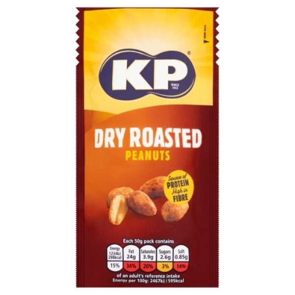 KP Dry Roasted Peanuts 50g x 24