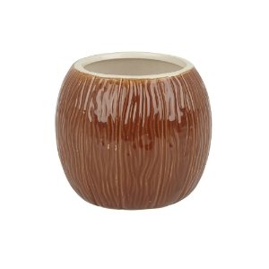 3406-Ceramic-Coconut-Tiki-Mug-500ml-Medium-Brown