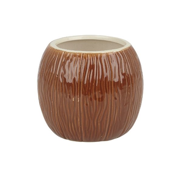 3406-Ceramic-Coconut-Tiki-Mug-500ml-Medium-Brown