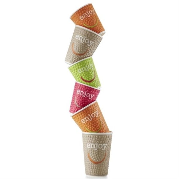 9oz Huhtamaki Enjoy Double Wall Disposable Hot Cups x 875