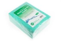 Antibacterial Cloth Medium Duty Green x 50