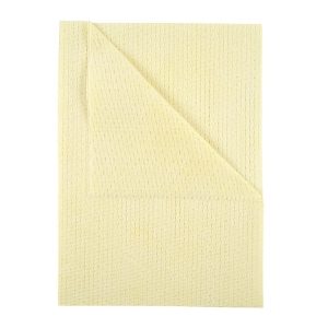 Antibacterial Cloth Heavy Duty Velette Wipe Yellow x 25