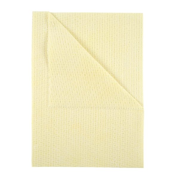 Antibacterial Cloth Heavy Duty Velette Wipe Yellow x 25