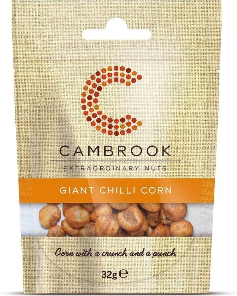 Cambrook Giant Chilli Corn 24x32g