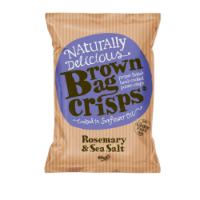 Brown Bag Crisps Rosemary & Sea Salt 20x40g