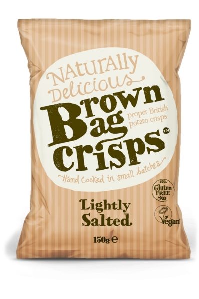 Brown Bag Crisps Lightly Salted *Share* 10x150g