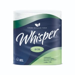 Whisper Eco 2ply Toilet Tissue x 40