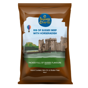 Sussex Crisp Co Sussex Beef with Horeradish 12x150g*Sharing*