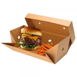 Kraft Burger Box Premium 122x244mm x 100