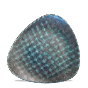 Astro Metallic Blue Lotus Plate 9" x 12