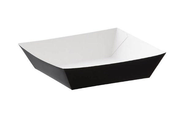 5" Black Burger Tray x 500