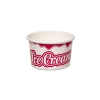 Paper Ice Cream Tub 3.5oz (Recyclable) x 500