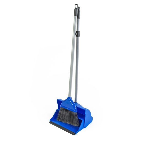 Lobby Dustpan & Brush Complete Blue