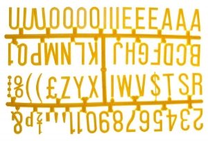 3863Y-1_1-4inch-Letter-Set-PK6-Yellow