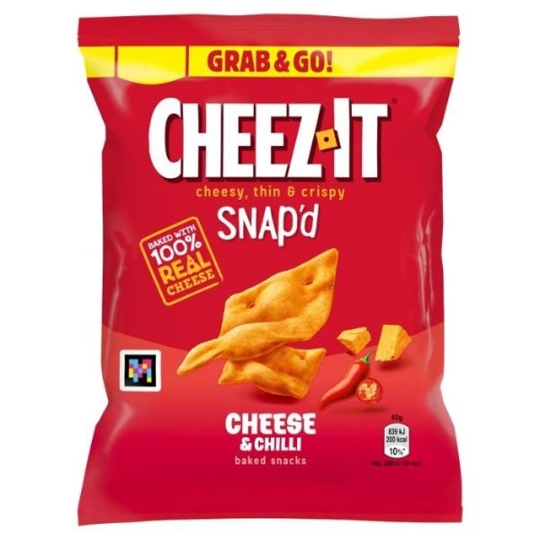 Cheez - It Cheese & Chilli Snap'D Crackers 40g x 20