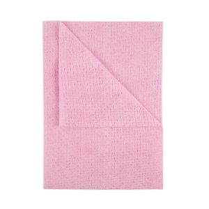 Antibacterial Cloth Heavy Duty Velette Wipe Red x 25