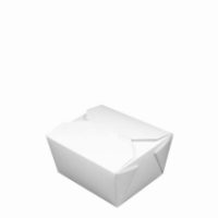 White Leakproof Deli Box Small (No.1) 740ml x 500