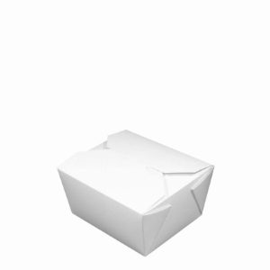 White Leakproof Deli Box Small (No.1) 740ml x 500