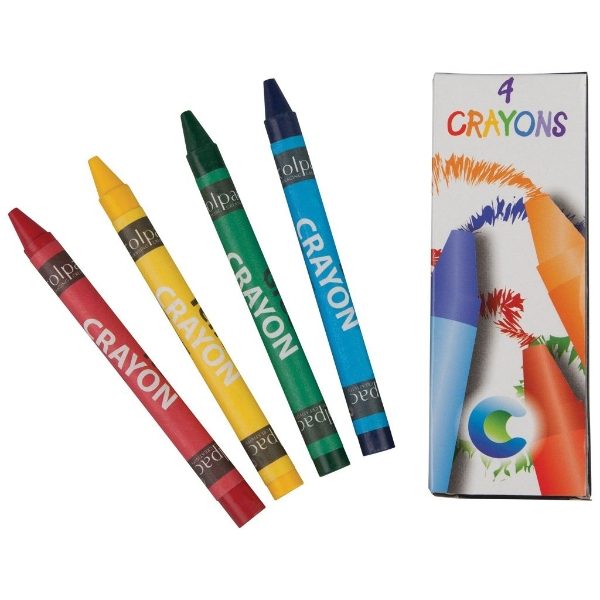 Pack of 4 Crayons x 100