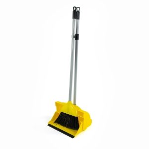 Lobby Dustpan & Brush Complete Yellow