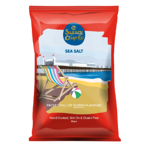 Sussex Crisp Co Sea Salt 12x150g *Sharing*