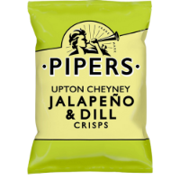 Pipers Upton Cheyney Jalapeno & Dill 24x40g